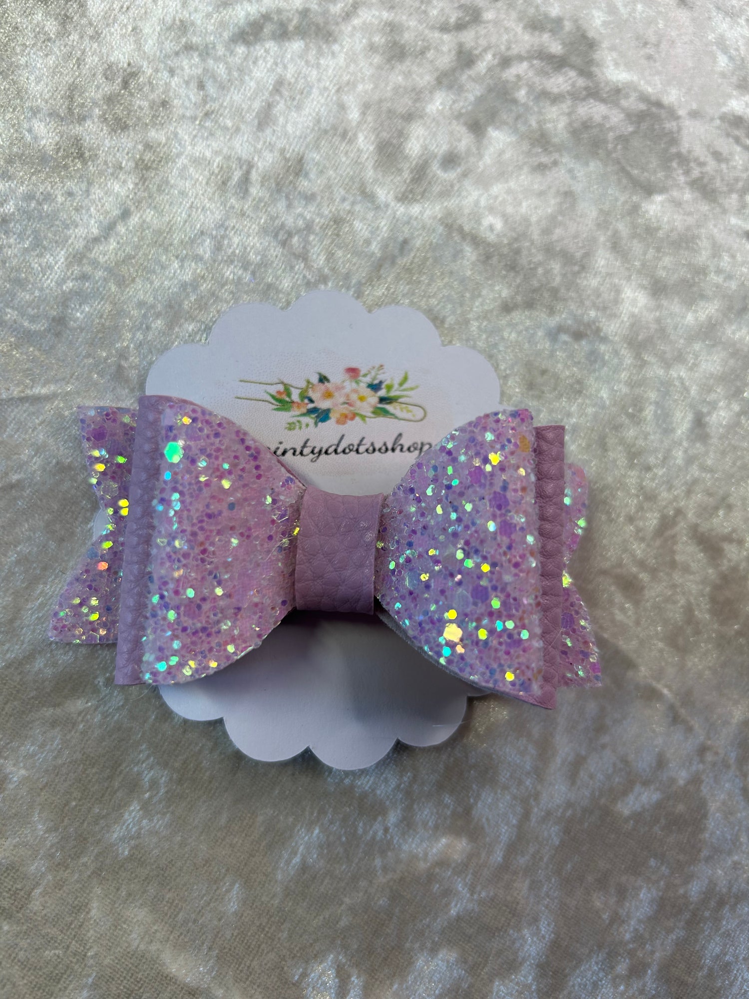 Glitter bows