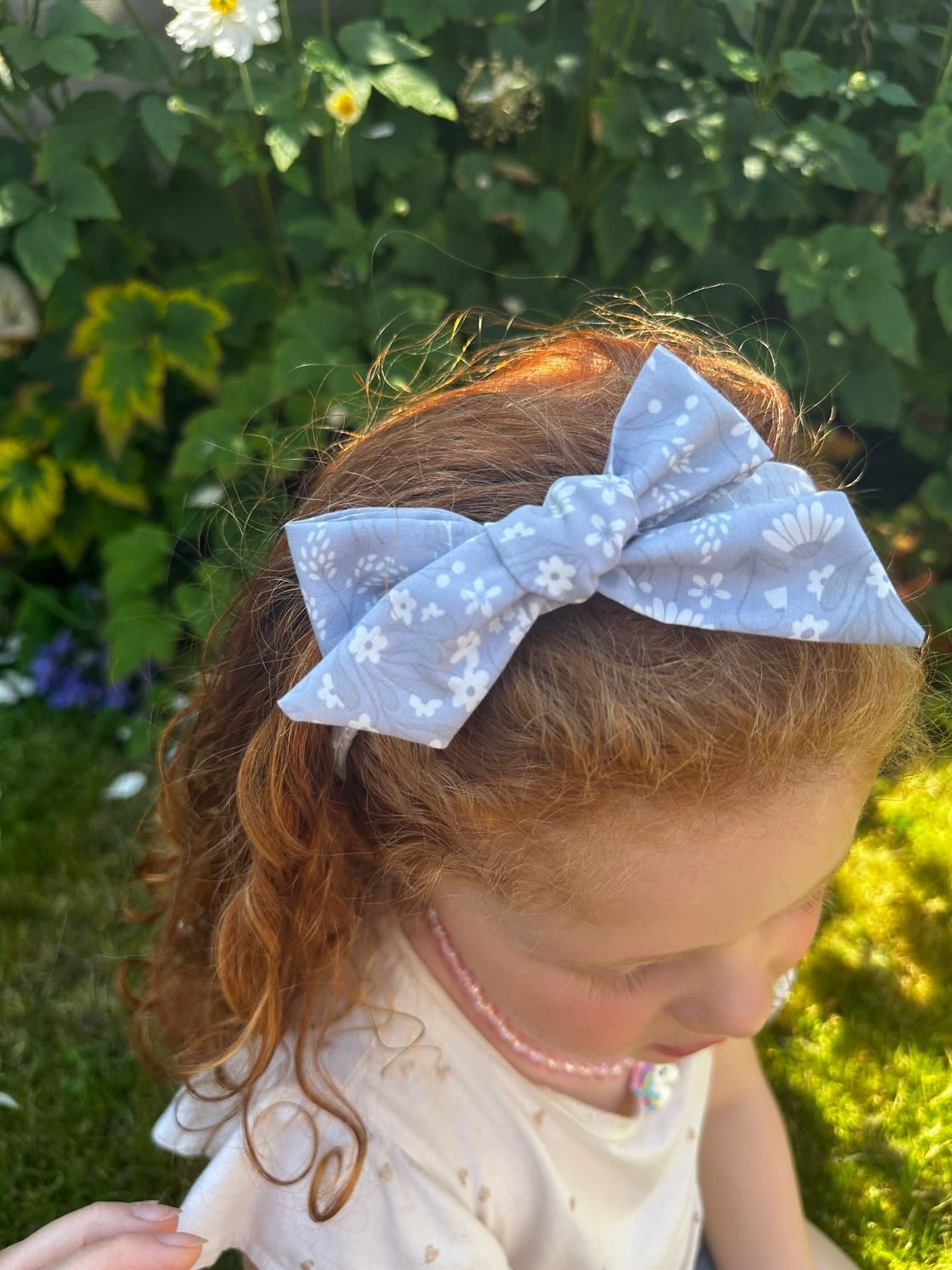 Adorable Girls Alice Grey Hairband with Handtied Hair Bow - Perfect Accessory for Every Outfit