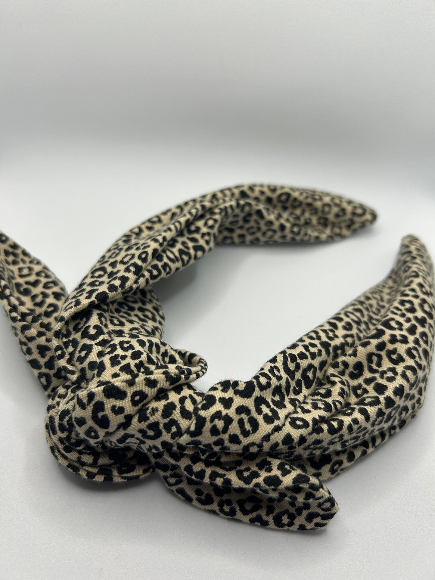 Girls Knotted detail Alice headband | little girls hair accessories | leopard print