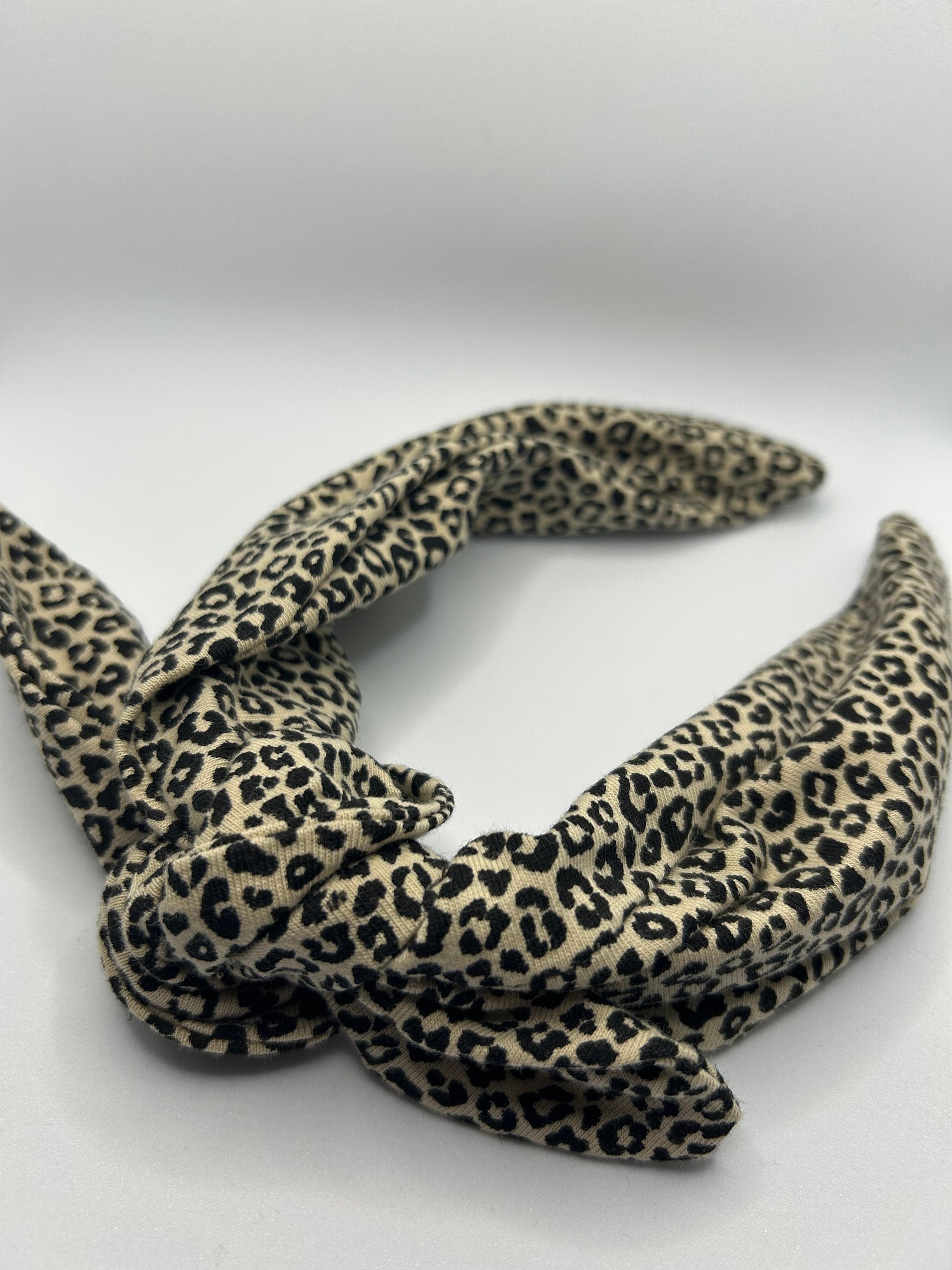 Girls Knotted detail Alice headband | little girls hair accessories | leopard print