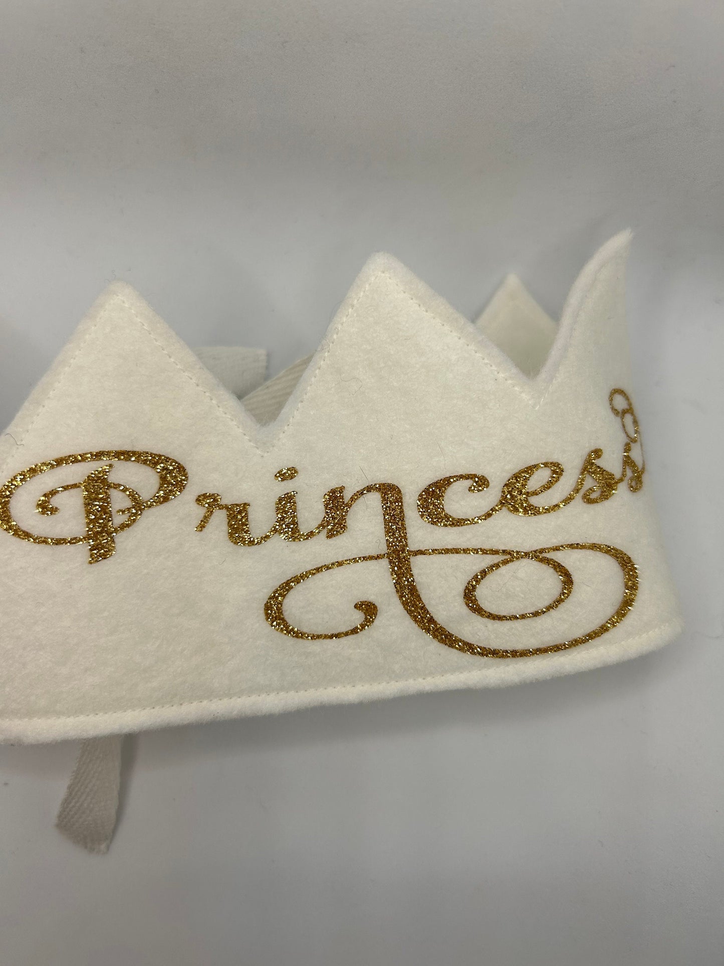 Glitter Princess Felt Crown for children