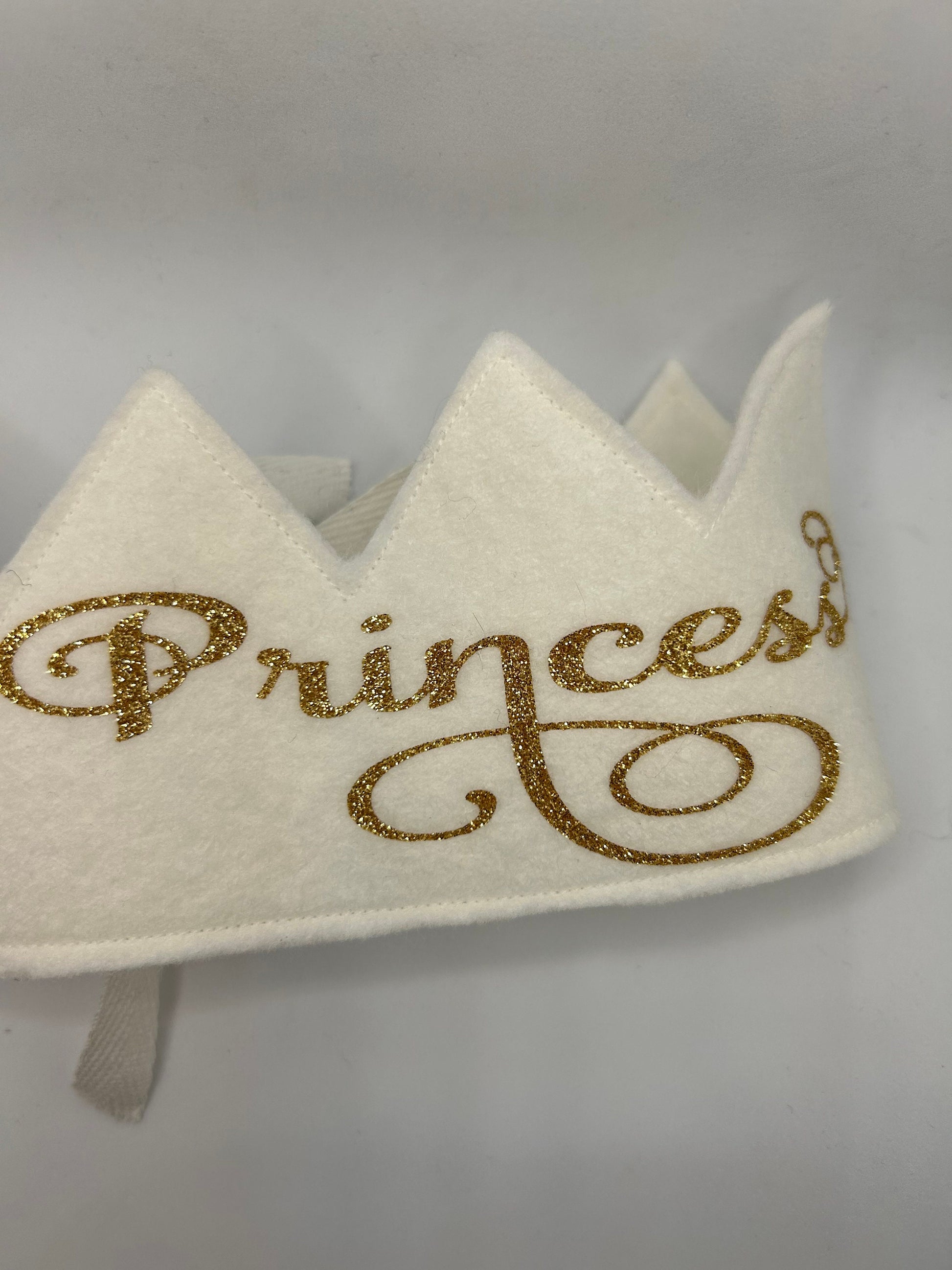 Glitter Princess Felt Crown for children