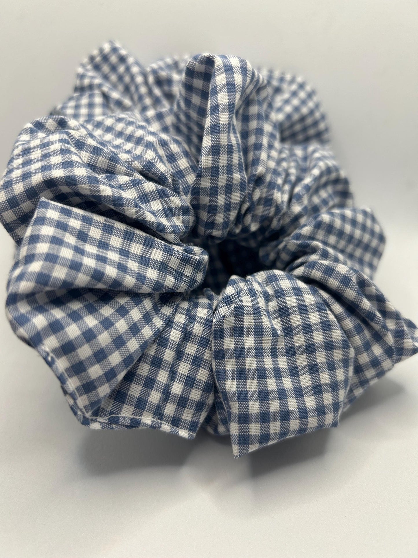 School Gingham Srunchies- school accessories- in four different colour ways